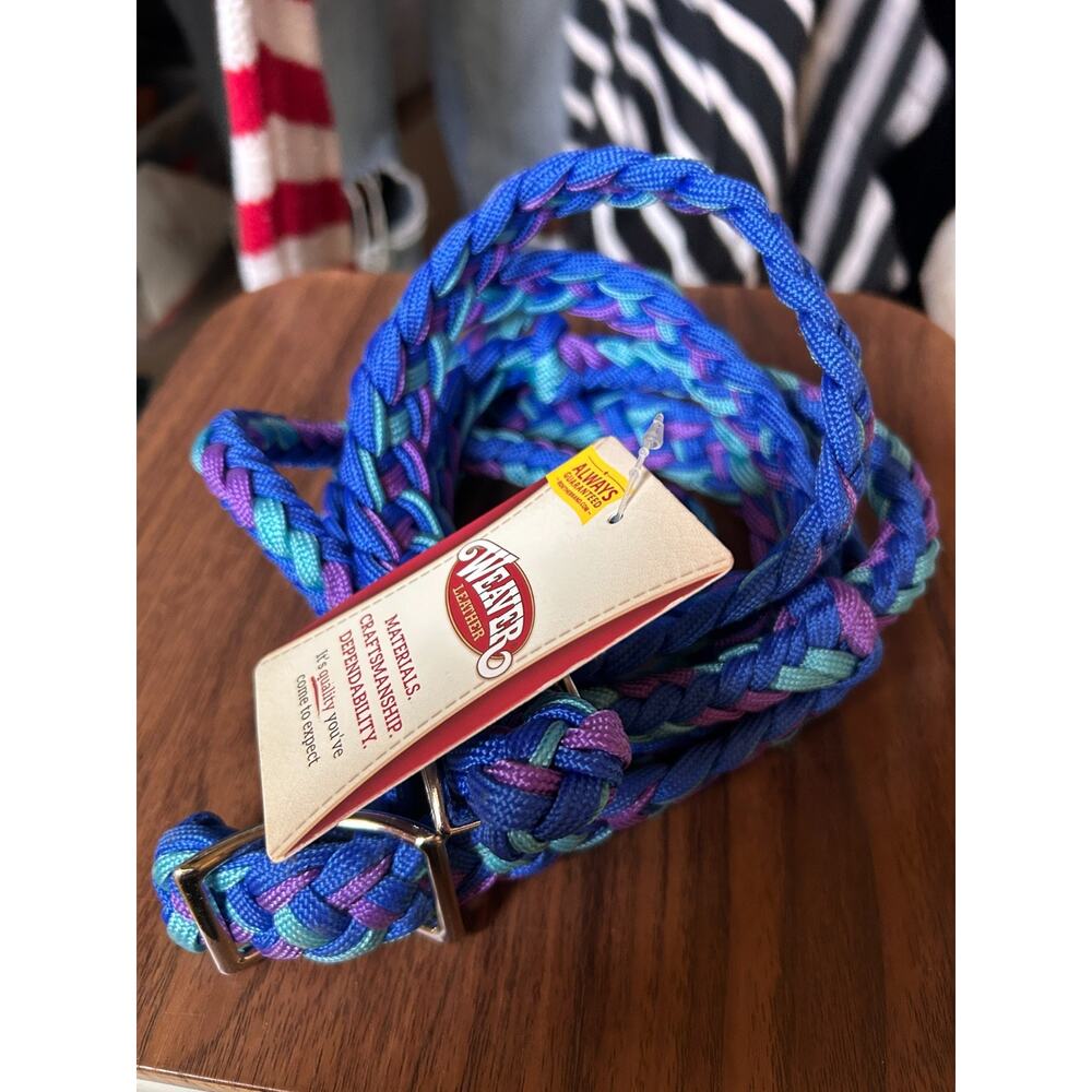 Weaver Leather Braided Nylon Barrel Reins NEW